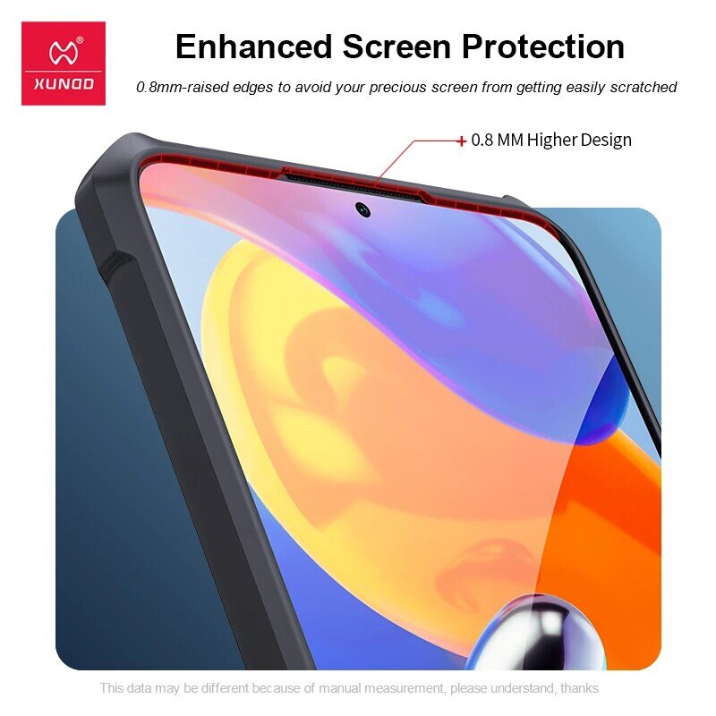 Xundd Case For Xiaomi Redmi Note 11 Pro 5G Case Shockproof Transparent Phone Cover For Redmi Note11 S Pro Case Funda Coque