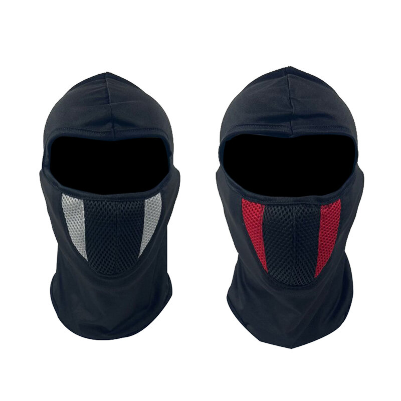 Passamontagna traspirante Moto maschera integrale maschera Moto Motocross casco cappuccio Moto Riding Neck Face Hood accessori Moto