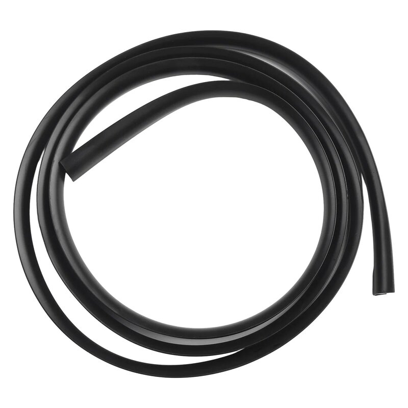 Weatherstrip For Car Front Windshield Sunroof, 2m Black Rubber Seal Strip Trim, Solve Aging Problem, Long Lasting Use