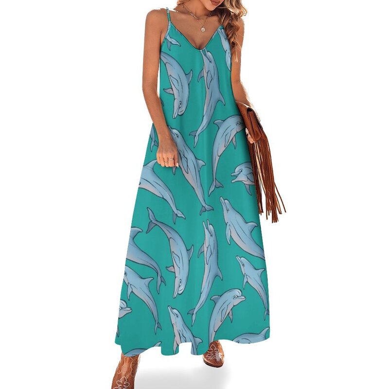 A story about dolphins 3 Sleeveless Dress summer dress woman 2023 cocktail dresses