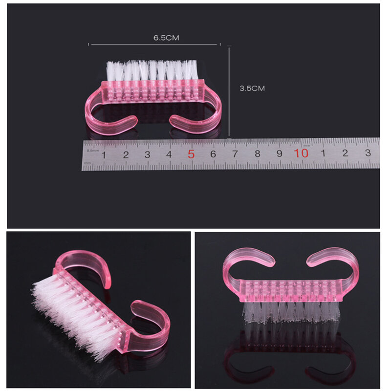 Nail Cleaning Brush Multipurpose Quality Material Soft Bristle Manicure Tool Pedicure High Demand Dust Removal Easy To Use Hot
