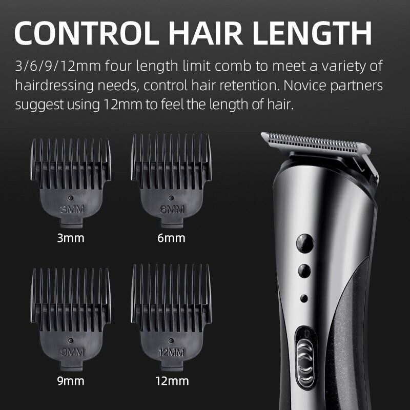 KEMEI-cortadora de pelo eléctrica recargable para hombre, máquina de afeitar profesional multifuncional para la nariz y la barba, KM-1407