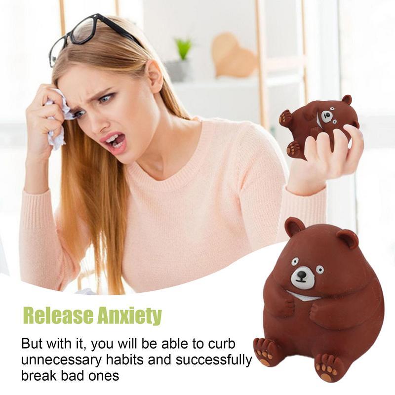 Bear Slow Rebound Toy Squeeze Fidget Toys For Kids Slow Rising Sensory Finger Toy Mochi Animal antistress Toy TPR Bear Favor