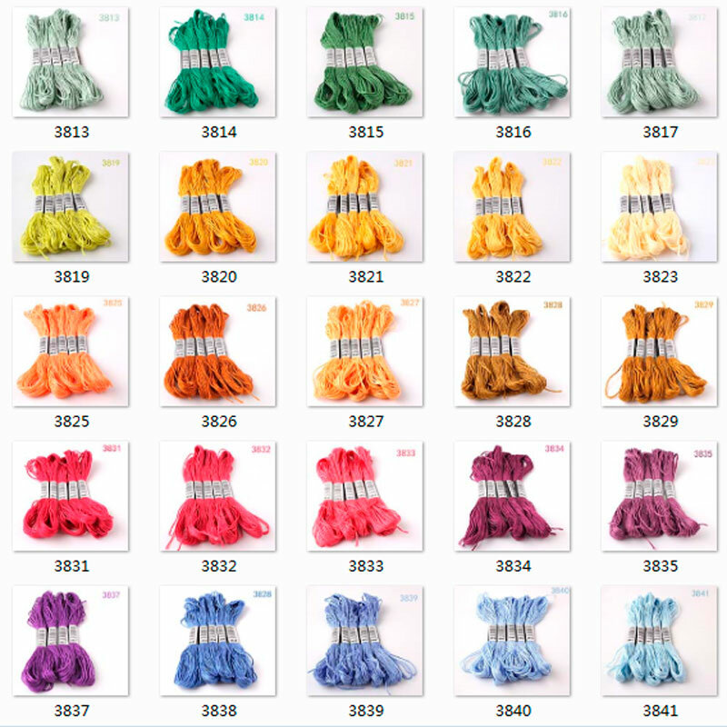 478 --- 762-10 Stück Kreuz stich fäden/Kreuzstich-Stick garn/benutzer definierte Faden farben alle Farben Lager Nr. 2