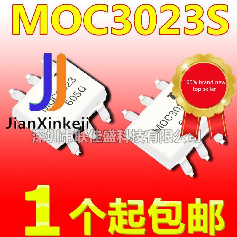 20 Buah 100% Asli Baru Dalam Stok MOC3023 Dua Arah SCR Optocoupler SOP6 MOC3023S