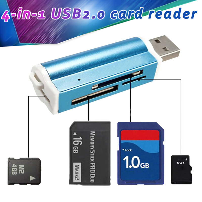 TF Flash Memory Card Reader, Space Saving, Dispositivo de Transmissão Rápida, Android, Laptop, Computador, SAL99