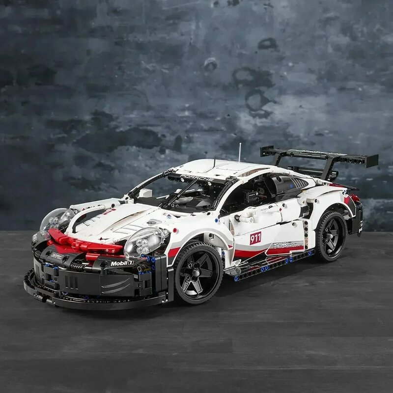 911 RSR อิฐ42096สำหรับวิศวกรรมรถยนต์1580ชิ้นชุดตัวต่อโมเดลสำหรับผู้ใหญ่ของขวัญเด็กบล็อกของเล่นก่อสร้าง