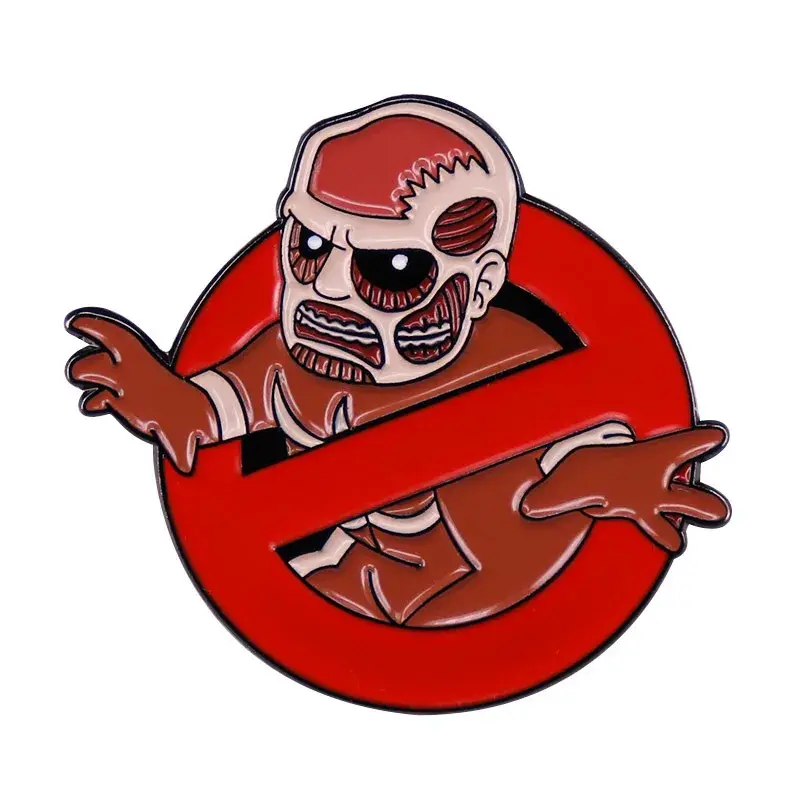 Ghostbusterss Enamel Pins Halloween Horror Movie Badges Women's Brooches for Clothes Lapel Pins for Backpack Decorative Jewelry