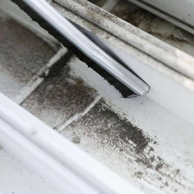 Spazzola per la pulizia delle fessure a tesa dura da 3 pezzi spazzola per la pulizia delle fessure, spazzole per angoli morti, per le fessure delle finestre delle piastrelle della cucina del bagno