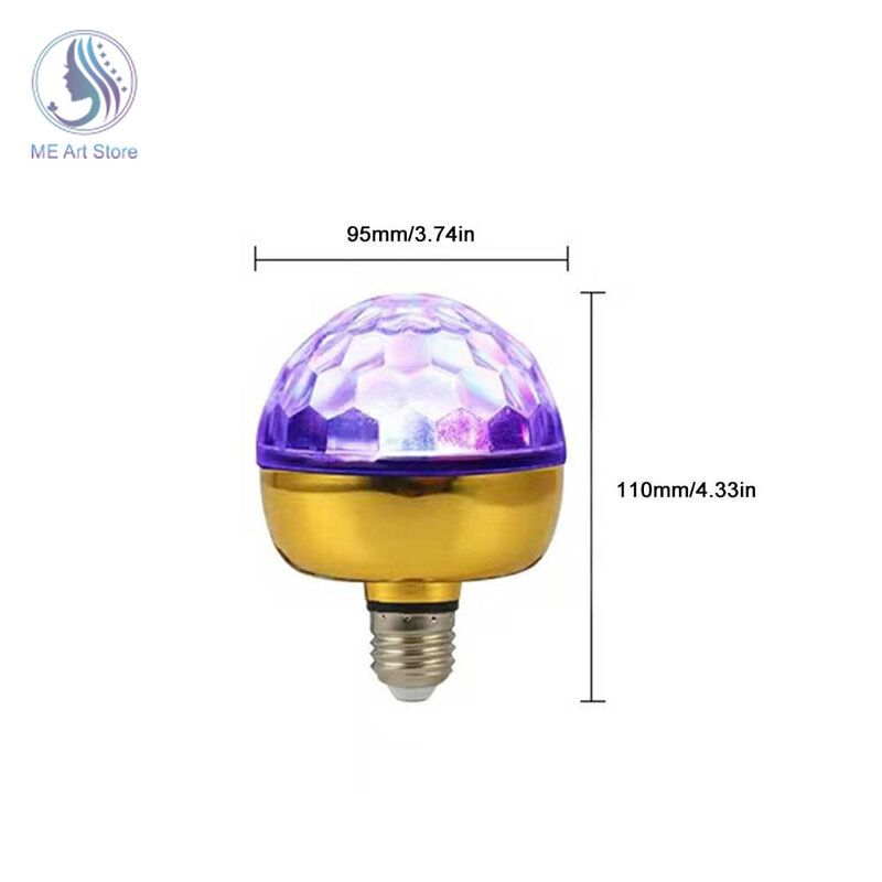 LED Stage Light Rotating Ball Projector Lights Mini RGB Projection Lamp Party DJ Disco Ball Light Indoor Lamps For Home Decor