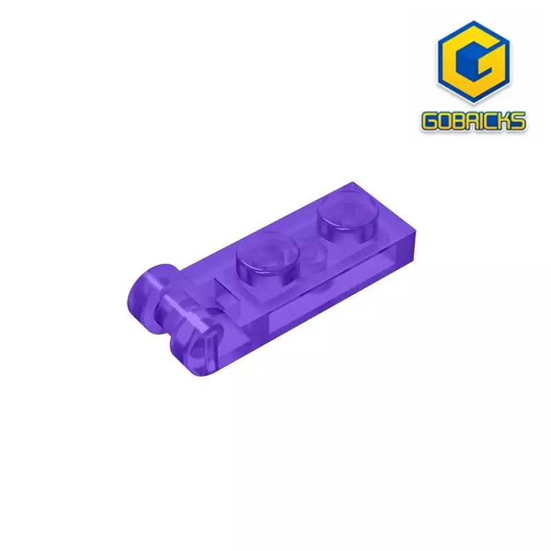 Gobricks GDS-646 PLATE 1X2 W/SHAFT 3.2 compatible with lego 60478 children's DIY Educational Building Blocks Technical