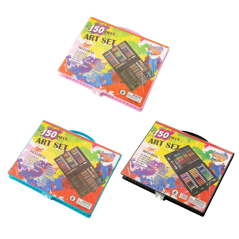 Kits lápis coloridos para crianças, arte, desenho, pintura, arte e artesanato, conjunto presentes