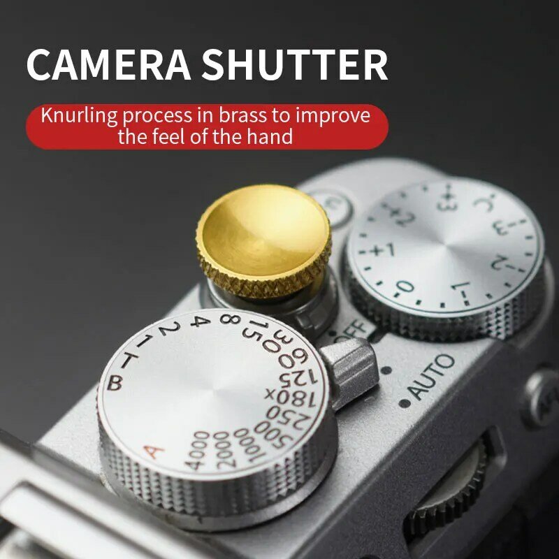 Pulsante di rilascio dell'otturatore morbido in alluminio metallico per Micro fotocamera per Fujifilm XT30 ii T20 10 XT4 XT3 2 XPRO2 1 Leica M9 Sony RX1RII DFM