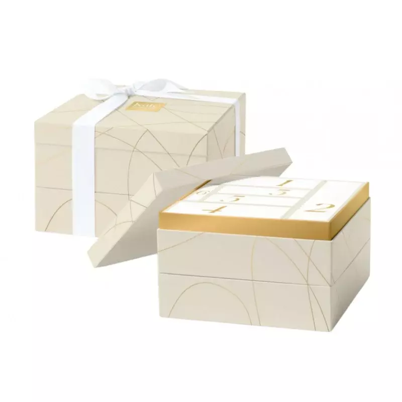 Customized product2023 Luxury Empty Mubarak Small Eid Date Ramadan Countdown Advent Calendar Gift Box for Kids Calendar