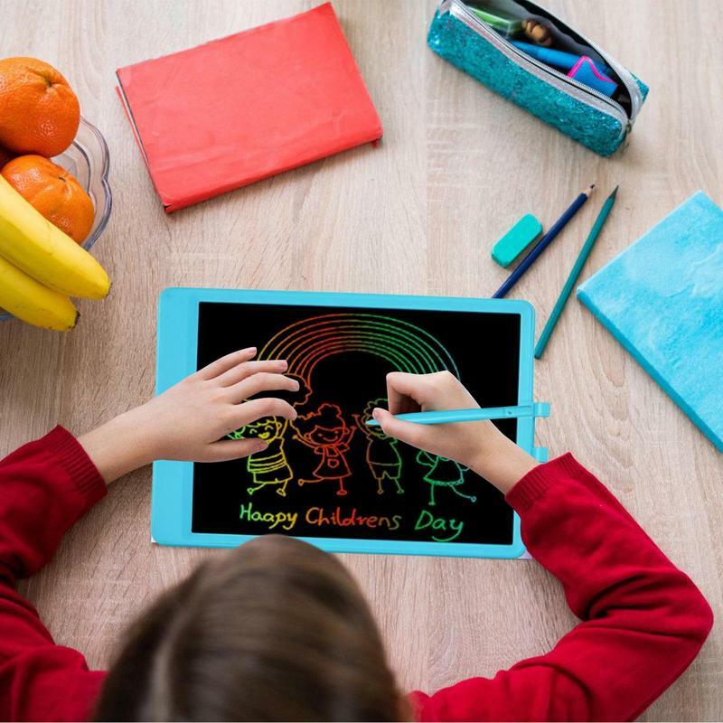 Planche à dessin LCD étanche pour enfants, batterie 62, tablette d'écriture, jouets précoces