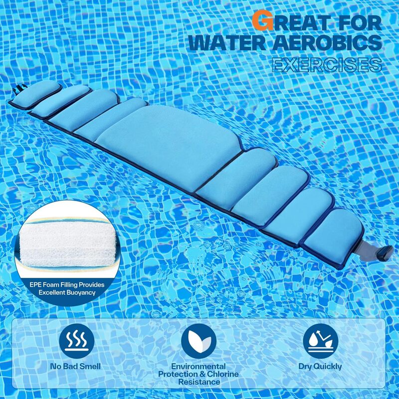 Sportneer Water Aerobics Equipment Belt Aqua Float Floatation Aid Buoyancy Belt Aquatic Training Accessories for Fitness Workout