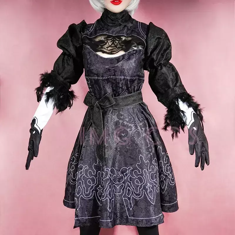 Nier Automata Cosplay Costume Yorha 2B sexy Outfit giochi abito donna giochi di ruolo costumi ragazze Halloween Party Fancy Dress