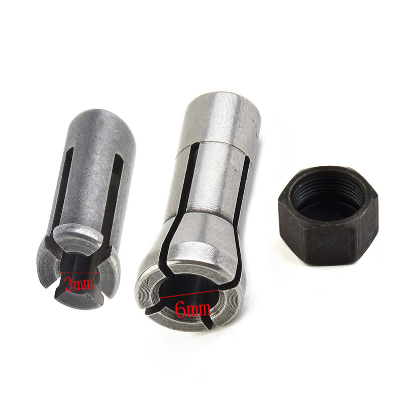 Metal Collet Chuck GD0601 GD0603 Replace For 906 763620-8 1pcs 3mm/6mm 763627-4 High Quality Practical Brand New