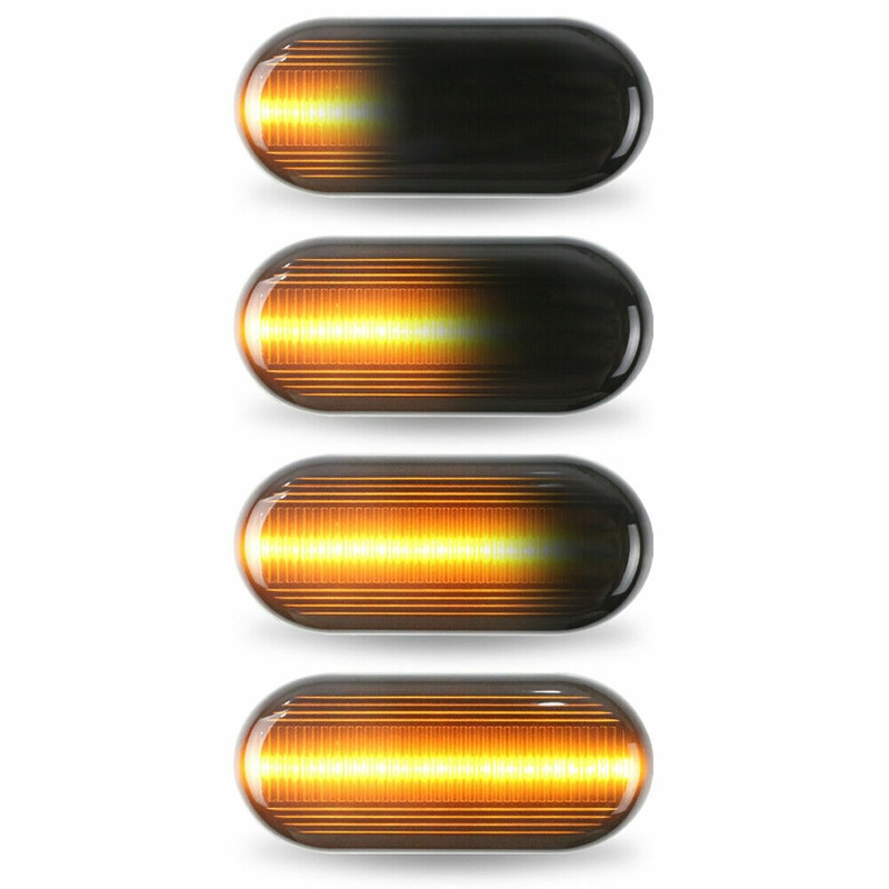 Feux de position latéraux LED séquentiels ambre, clignotant, lampe de marqueur latéral dynamique pour Nissan Pathfinder D40 pick-up, 2 pièces