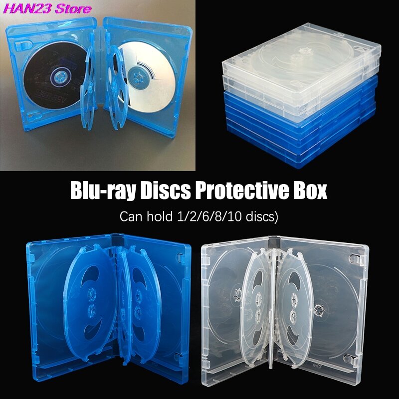 กล่องใส่ซีดี tempat CD บลูเรย์1ชิ้นกล่องป้องกันสำหรับ PS4 PS5กล่องใส่แผ่น CD DVD 1ชิ้น