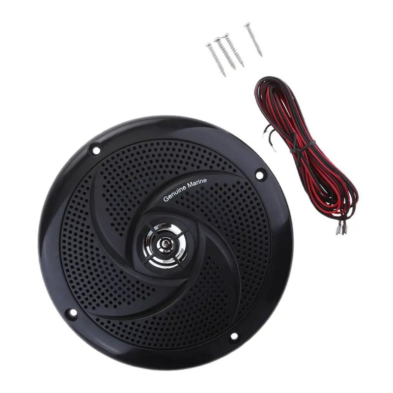 6.5 inch Marine Stereo Boat Speakers Amplified Full Range Stereo Sound Weather