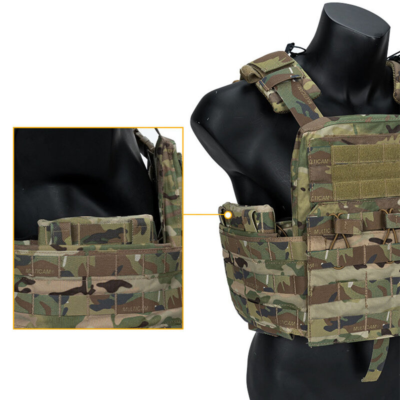 Molle Tactical Vest Side Bulletproof, Plug Board Pouch, Acessórios de caça, Multifuncional JPC AVS Função Pouch