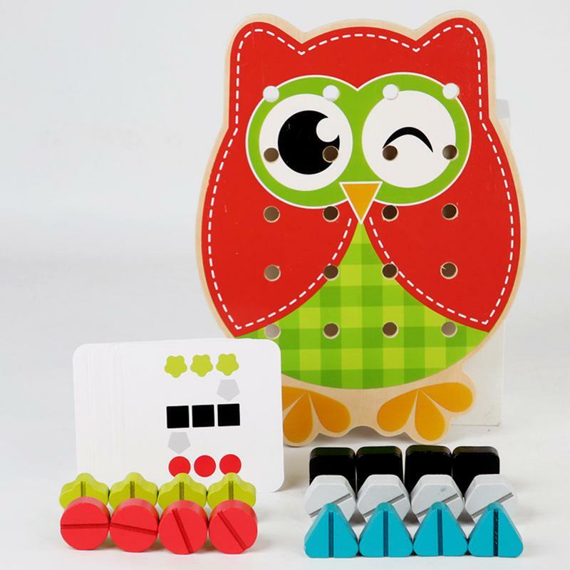Schrauben Spielzeug für Kinder pädagogische Lern schraube Spielzeug Montessori Schrauben dreher Board Set für Kinder ab 3 Jahren Bildung lernen