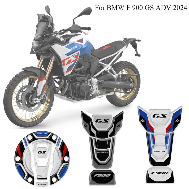 Adesivi di protezione del Pad del serbatoio del motociclo per BMW F 900 GS ADV 2024 adesivo di protezione in resina epossidica 3D