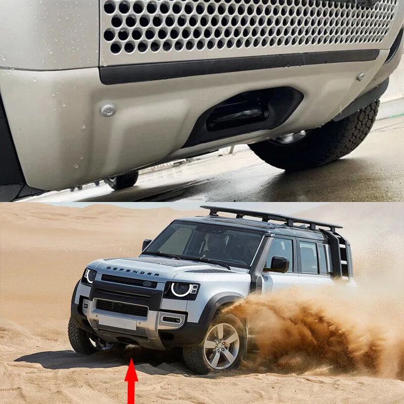 be suitable for Land Rover Defender 90 110 L663 aluminum alloy car front lower bumper guard plate skateboard cover Engine baffle