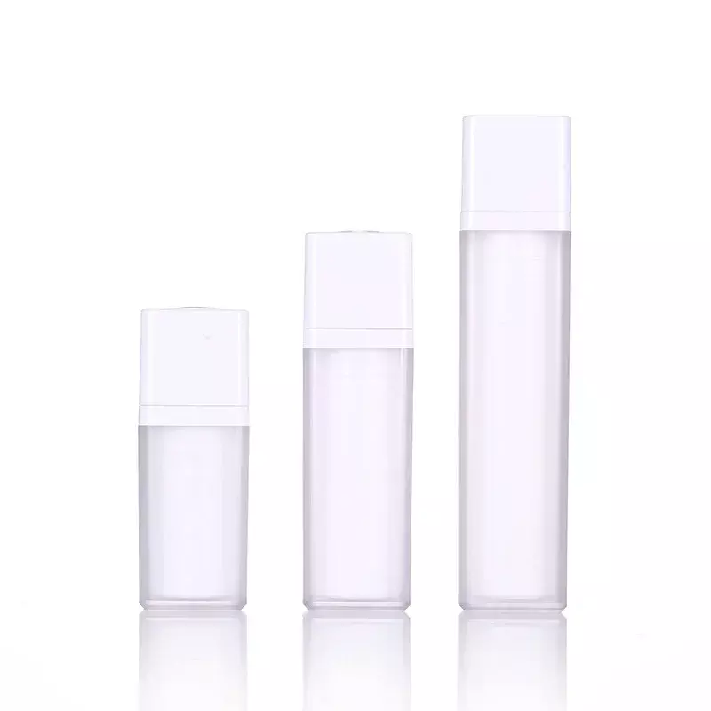 15-30ML bezpowietrzny pojemnik na kosmetyczka podróżna butelka z rozpylaczem, który można napełniać słoik na krem, pusta butelka próżniowa z butelka z rozpylaczem
