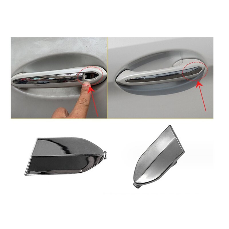 For BMW 5 Series 6 Series X3 X4 Outer Handle Keyhole Cover Car Left Front Unlocking Cover Replacement Accessories 51217489343
