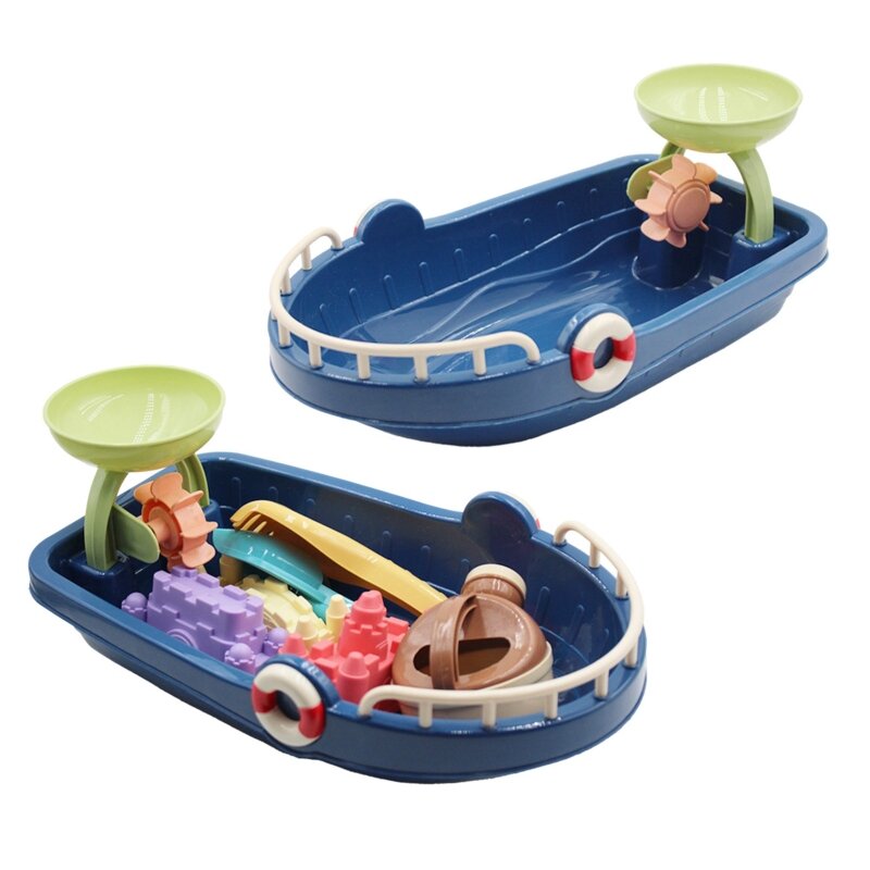 7 stks Kids Strand Kasteel Schimmel Speelgoed Zandbakken Zomer Cadeau Water Zand voor Speelboot