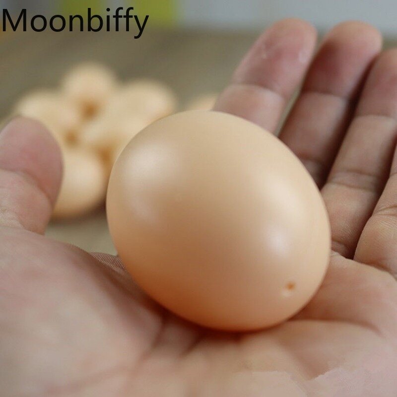 بيض مزيف صغير لأعشاش الدجاج ، مستلزمات حيوانات المزرعة ، إكسسوارات الأقفاص ، لوحة إبداعية ذاتية الصنع ، 5 × ، 1 * * *