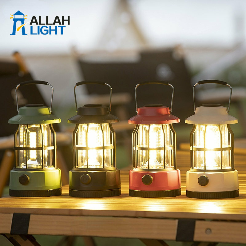 Кемпинговые фонари COB, портативный фонарь для кемпинга с зарядкой от USB, фонарь для кемпинга, палатки, путешествий, винтажный фонарик для кемпинга на открытом воздухе