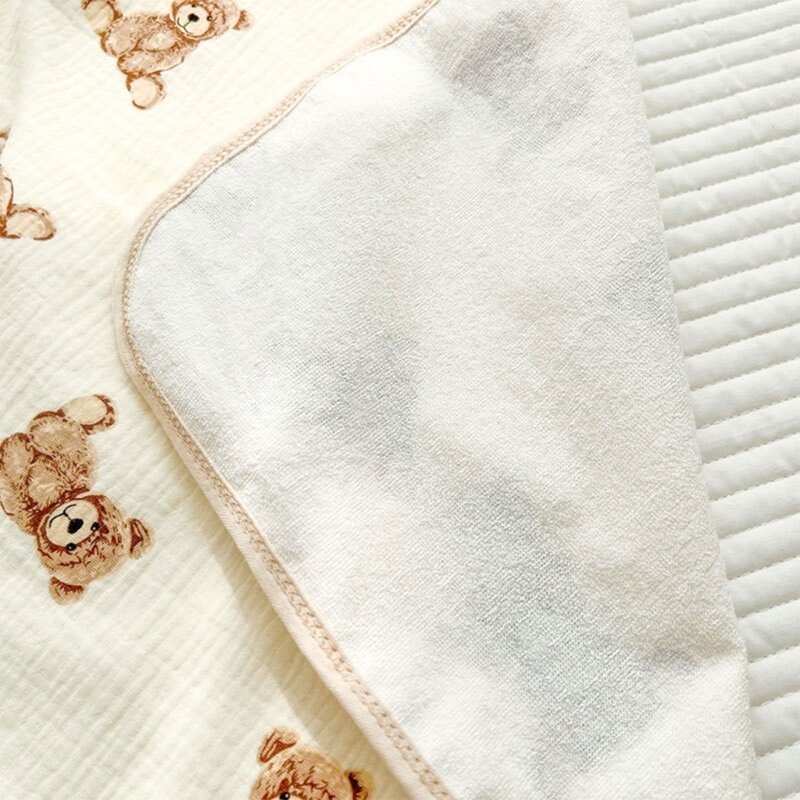 กันน้ำแบบพกพาเปลี่ยนผ้าอ้อมเด็กทารกล้างทำความสะอาดได้เด็กแรกเกิดการ์ตูนปัสสาวะดูดซับที่นอนปัสสาวะ Pad
