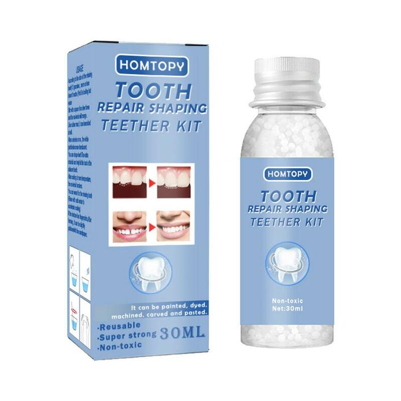 Cola de reparo de dentes para consertar substituições dentárias msing e quebradas, dentes falsos temporários, reparo dentário, Ki, M4N8, 30ml