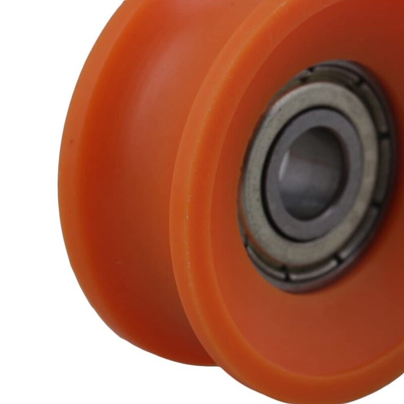 20Pcs 6X30x13mm Plastic Coated Sealed Bearings Steel 606ZZ Deep U Groove Guide Pulley Rail Ball Rolling Bearing Wheel