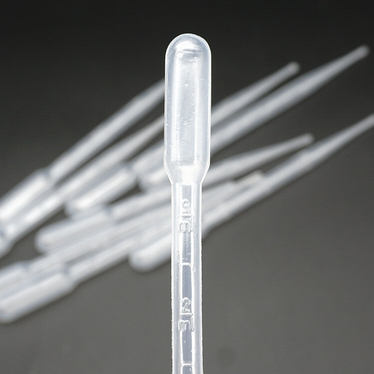 Venda quente 10/50 pces 3ml capacidade plástico transparente descartável transferência pipetas olho conta-gotas laboratório produtos químicos experimento suprimentos