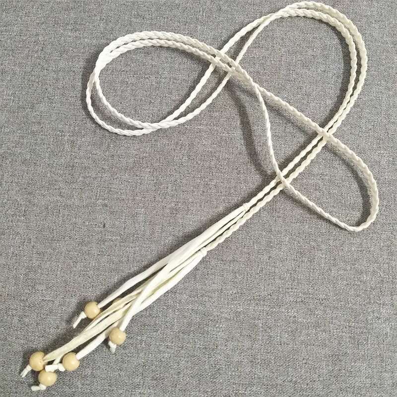 Petite ceinture tissée à la mode pour femmes, ceinture polyvalente, nœud Simple, chaîne de taille, jupe