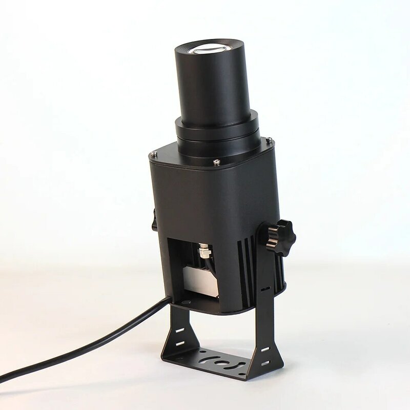 Lampu proyektor logo gobo laser lampu iklan led zoom 3d kustom luar ruangan tahan air pola warna penuh