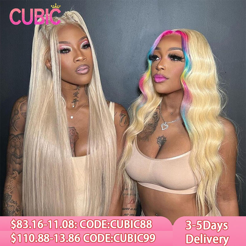 Blonde Wig Human Hair 613 Lace Front Wigs Human Hair 13x4 180% Density Straight Lace Frontal Wigs Human Hair Wig Pre Plucked