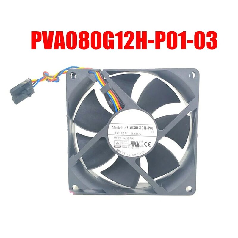 Серверный вентилятор для Foxconn PVA080G12H-P01 PVA080G12H-P01-03 DC12V 0.60A 089R8J 89R8J-A00 Новый