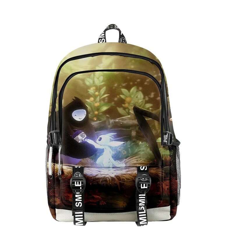 Рюкзак на молнии Ori and the Will of Wisps, детская школьная сумка, уникальный рюкзак унисекс, дорожная сумка, ткань Оксфорд
