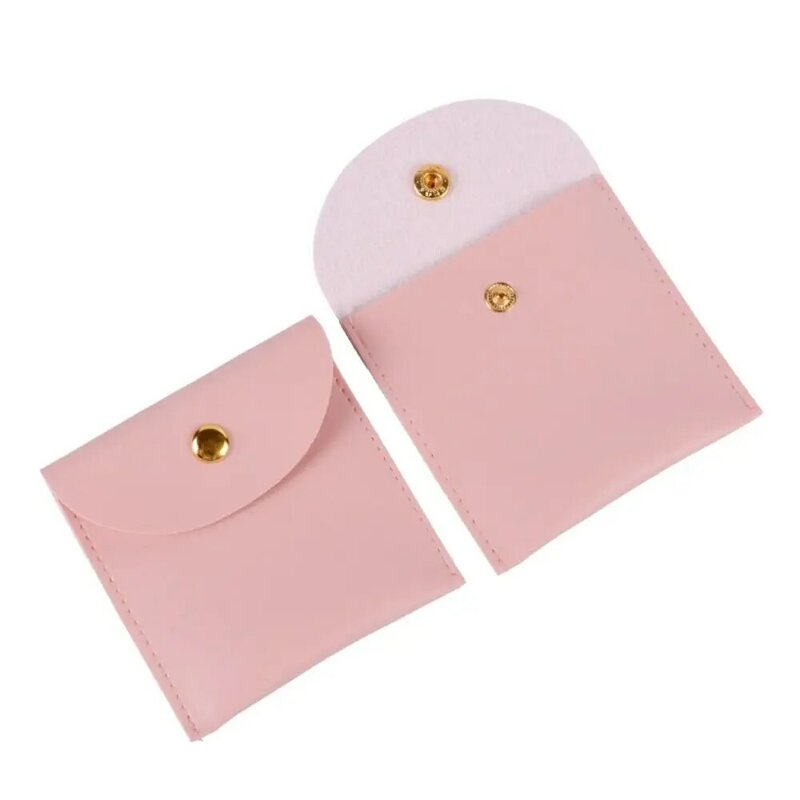 New PU Leather Short Coin Purse Small Wallet Simple Money Bag Card Holder Jewelry Packing Handbag
