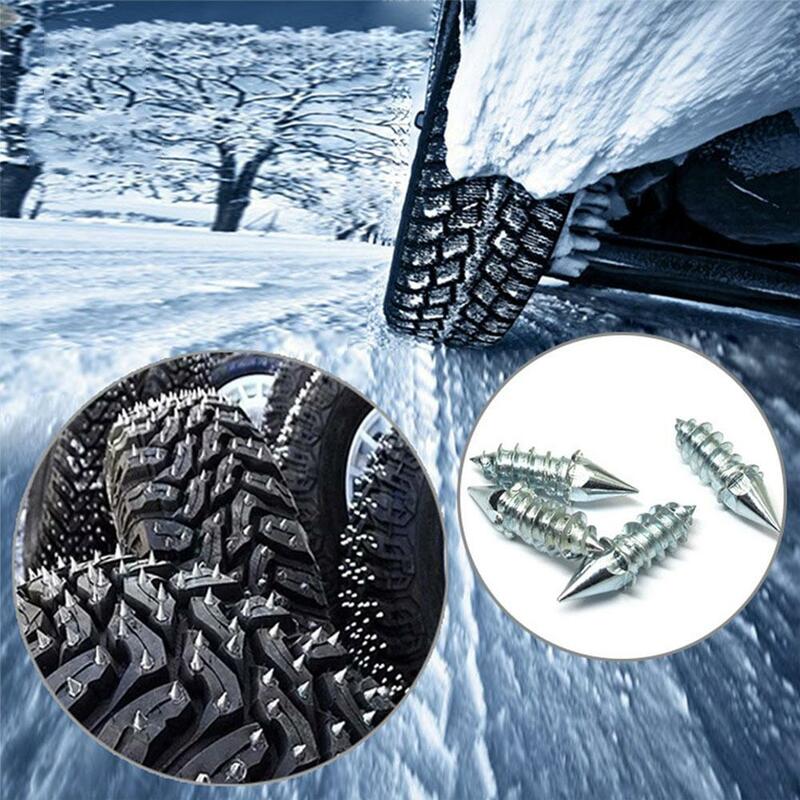 Winter Tire Spikes Car Tires Studs Screw Spikes Wheel Tyre Chains Anti-slip Stud For Auto Car Motorcycle Suv Atv B8b0