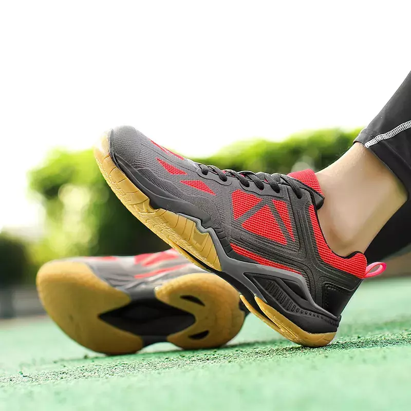 Zapatillas de bádminton transpirables para hombre y mujer, zapatos de tenis cómodos de calidad, tenis de lujo, novedad