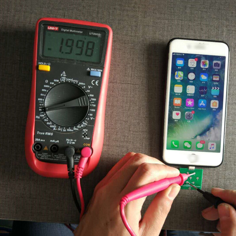 Micro Test sanglier Dock Flex pour système IP, Test de broche, prise arrière de téléphone, carte de Test facile pour iPhone 6 7 8 et Android, test de charge USB