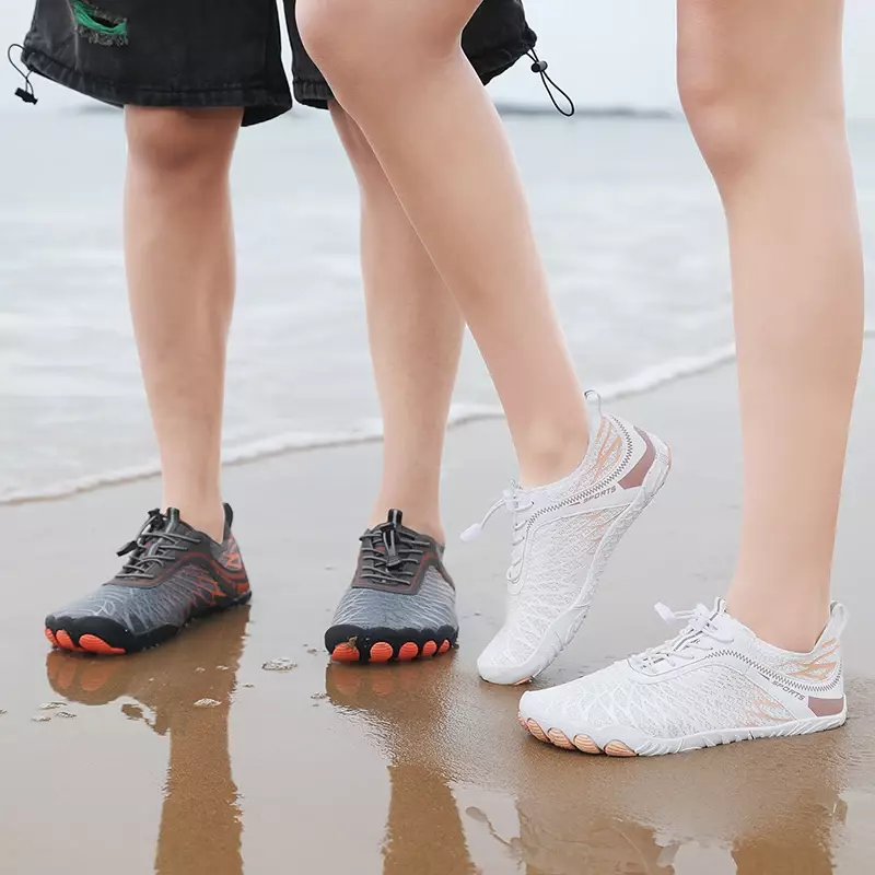 Мужские кроссовки для воды, дышащие, для плавания, пляжа, быстрая интерференциальная Уличная обувь для фитнеса, сандалии для пар, 36-46