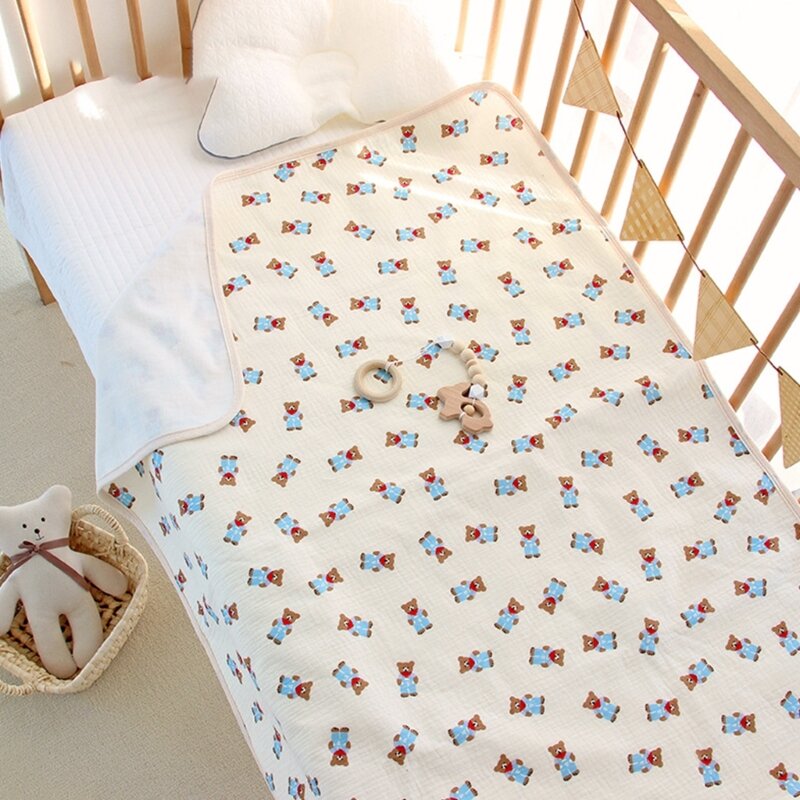 Protector cama Simple, alfombrilla para cambiar pañales impermeable, alfombrilla para cambiar pañales y absorbente para