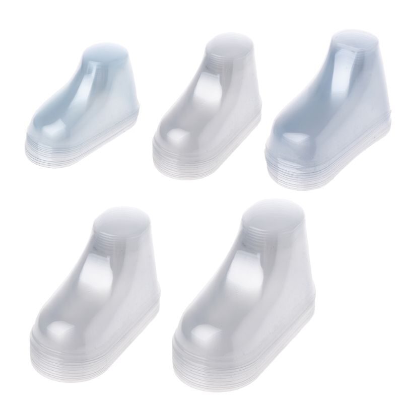 10 шт., прозрачные пластиковые подставки для детской обуви